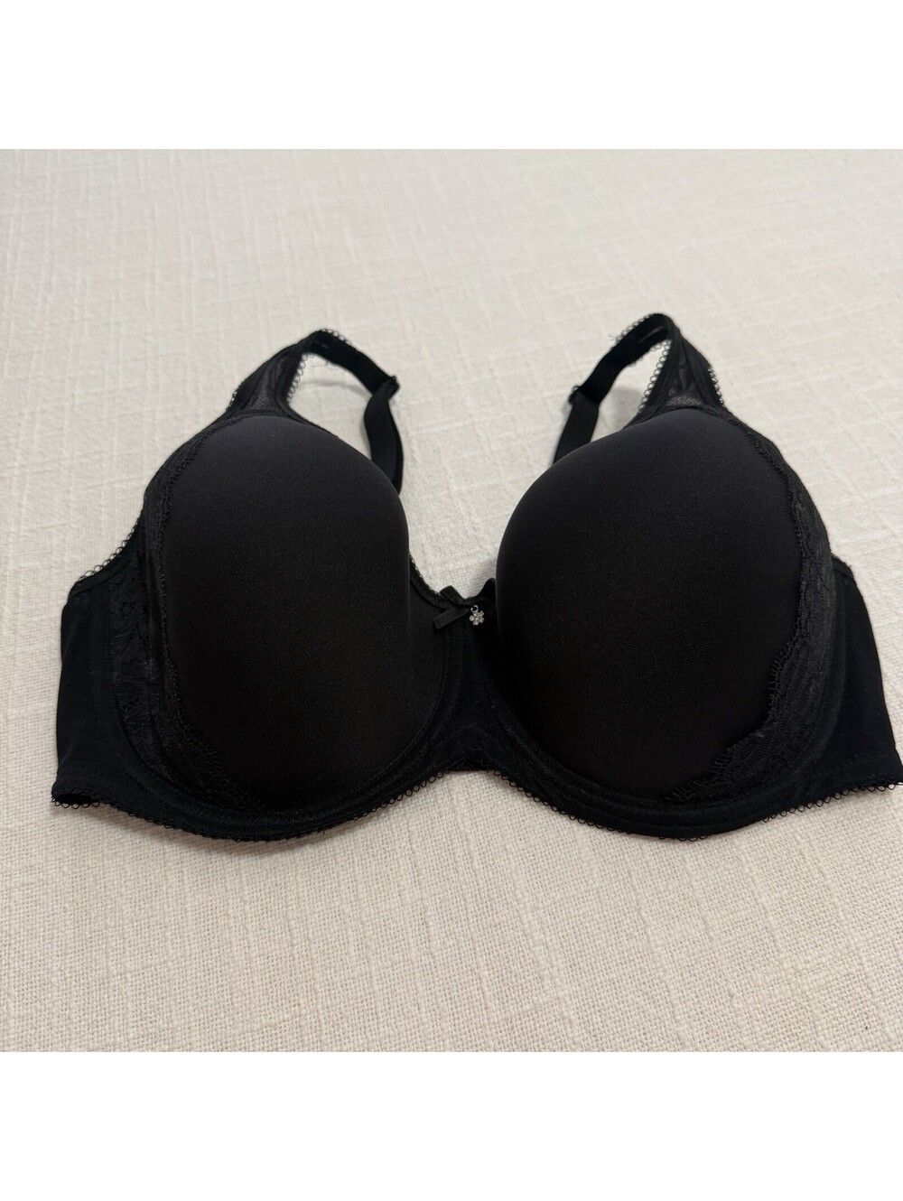 Wacoal 36DD Retro Chic T Shirt Underwire Bra 853186 Black